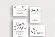 Typography brush script invitations, an Invitation Template by Inkpower (Thumbnail 2 of 7)