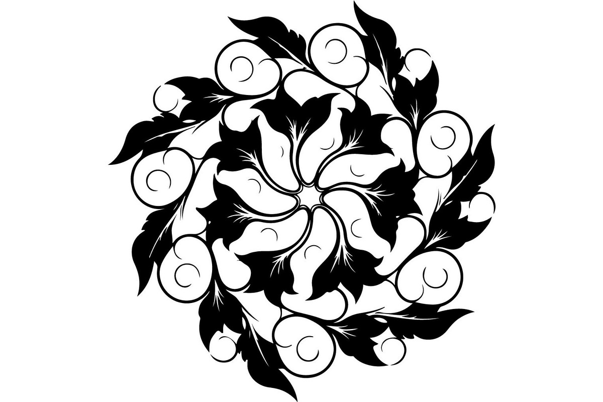 Vintage Floral Mandala Bundle, a Decorative Illustration by Designer_Momina (Photo 19 of 20)
