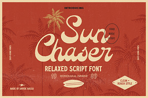 Sun Chaser Retro Relaxed Script Font