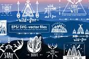 Adventure Posters and Labels, a Decorative Illustration by ViktoriaARTprint (Thumbnail 3 of 11)