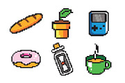 Arcade & Game Pixeled Art, a Technology Illustration by Illustrava (Thumbnail 3 of 8)