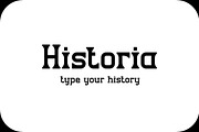 Historia - Display Font, a Sans Serif Font by Mightyfire (Thumbnail 1 of 3)