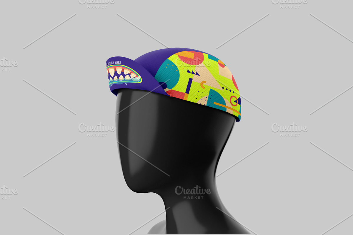 Cycling Cap Mockup, a Hat Mockup by Aprndy85 (Photo 5 of 7)