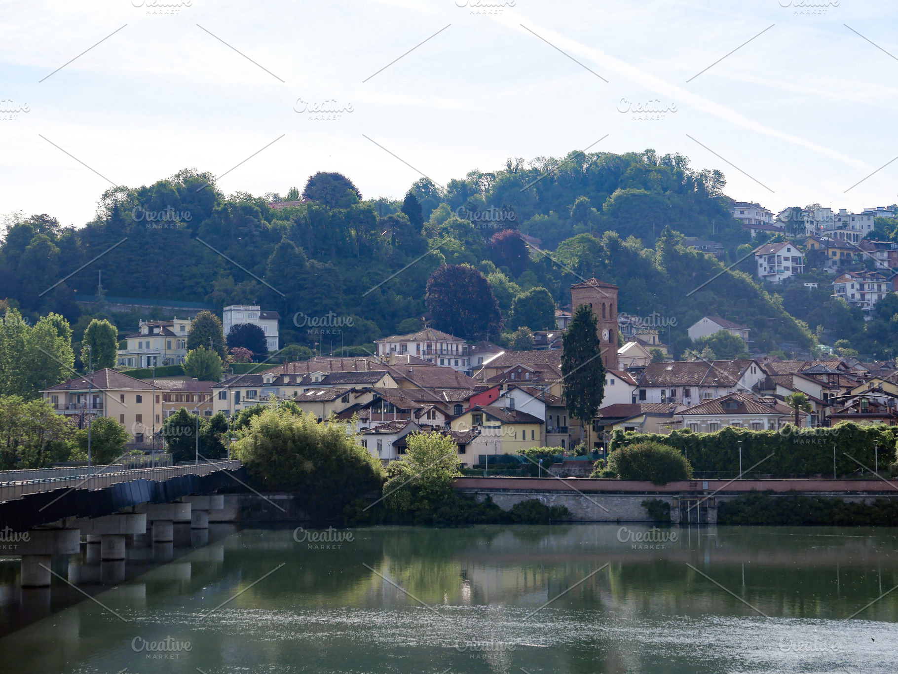 View of old town in San Mauro, a Photo by WorldOfPhotos