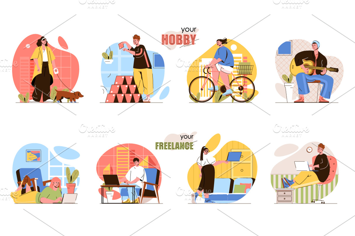 Flat Web Concept Illustrations, a Finance Illustration by alexdndz (Photo 8 of 14)
