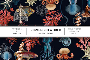 Submerged World Sea Underwater