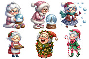 Funny Old Lady Christmas Sublimation, an Illustration by Designworld (Thumbnail 3 of 6)
