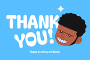 5 Buddies On Trend Avatar Generator, a Person Illustration by graphicook (Thumbnail 9 of 9)