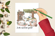 Just a Bookish Goose Reading PNG, an Education Illustration by Rose Art (Thumbnail 3 of 4)