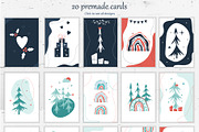 Winter Time Abstract Collection, an Illustration by Svetlana Avv (Thumbnail 3 of 8)
