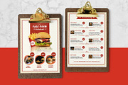Restaurant Flyer Template, a Flyer Template by retrographix (Thumbnail 3 of 3)
