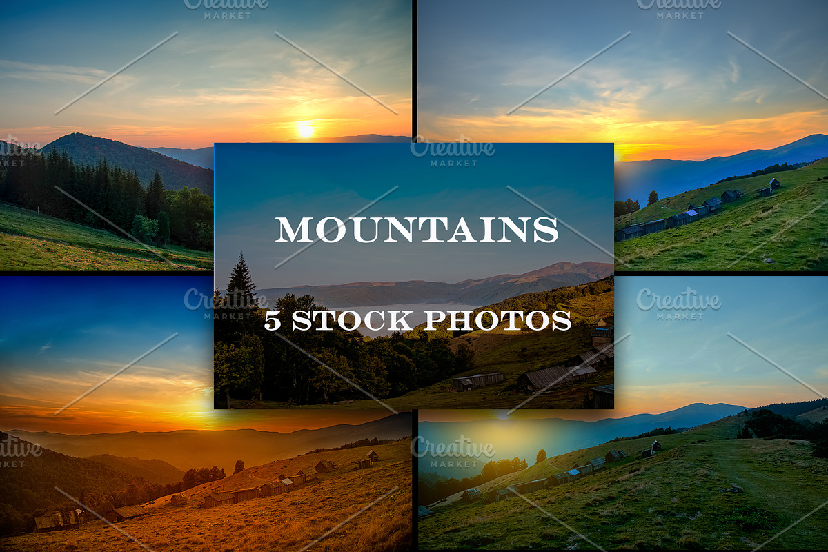 Mountains Photo Bundle, a Nature Photo by Vladimir Kazimirov (Photo 1 of 6)