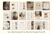 Minimalist Instagram Carousel Bundle, a Social Media Template by Solana Creative Co. (Thumbnail 4 of 11)