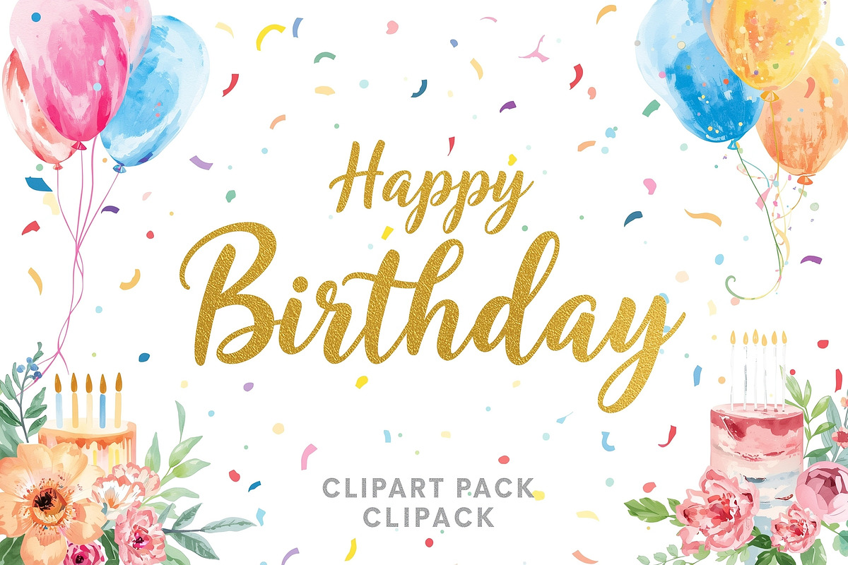 Party birthday Party  Bundle, a Graphic by Gaye Art (Photo 8 of 17)
