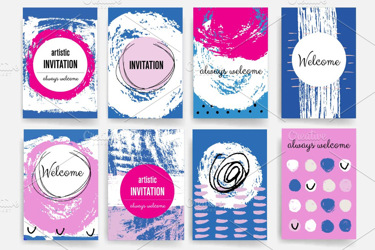 Invitation cards., an Invitation Template by DikayaMiau (Photo 5 of 8)