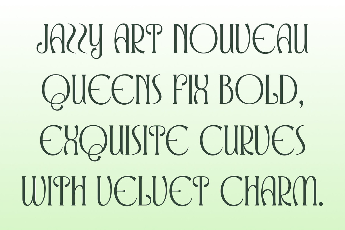 CS Macey – Art Nouveau Font, a Serif Font by Craft Supply Co. (Photo 7 of 8)