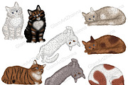 Pets Clipart, an Animal Illustration by GlamArtZhanna (Thumbnail 3 of 5)