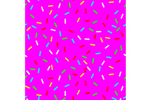 Seamless Background Donut Glaze