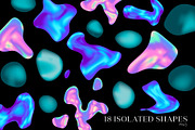MODERN NEON GRADIENTS & SHAPES, a Pattern Graphic by Creativemaker (Thumbnail 5 of 10)