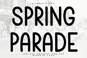 Spring Parade, a Sans Serif Font by InermediaSTUDIO (Thumbnail 1 of 8)