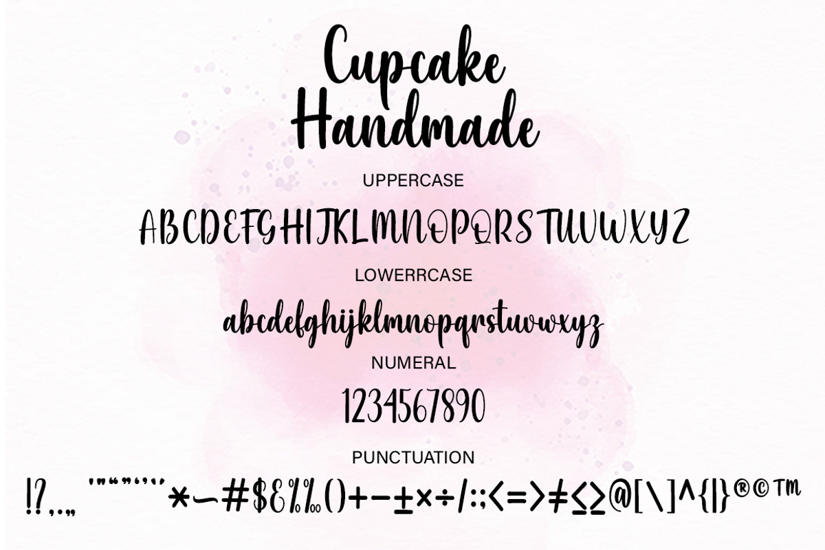Cupcake Handmade, a Handwritten Font by DN Creative (Photo 6 of 7)
