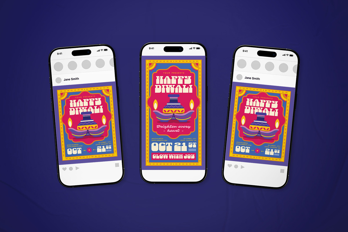 Diwali Event Flyer Set, a Flyer Template by The Good Store (Photo 2 of 2)