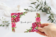 Red roses, floral watercolor set, an Illustration by Artmanata (Thumbnail 16 of 16)