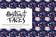 Abstract faces, a Pattern Graphic by Joseph Chernashki (Thumbnail 1 of 7)