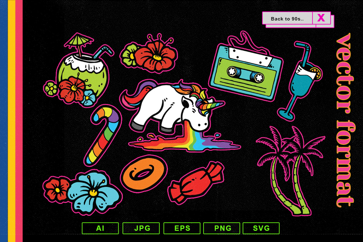 Back to the 90s T-Shirt Designs, an Illustration by TSV Art Collective (Photo 20 of 35)