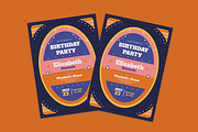 Birthday Invitation, an Invitation Template by graphicook (Thumbnail 2 of 2)