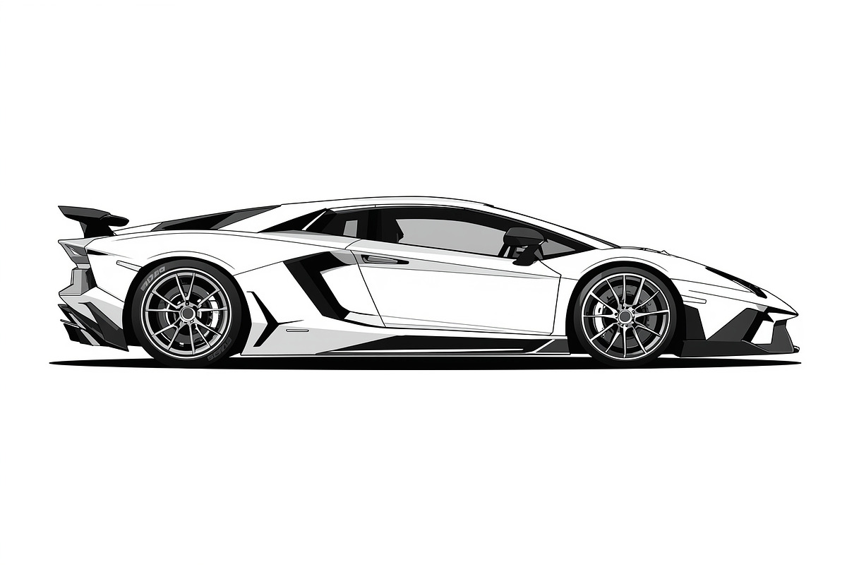 Car Silhouette Vector Art, an Illustration by musafir_fashion (Photo 5 of 9)