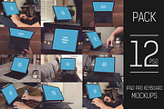 12 PSD Ipad Pro Keyboard Mockup #1, an iPad Mockup by Laura (Thumbnail 1 of 13)