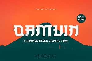 Qamuin - Japanese Typeface Font