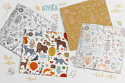 Autumn Woodland Seamless Patterns, a Pattern Graphic by MaljukArt (Thumbnail 6 of 14)