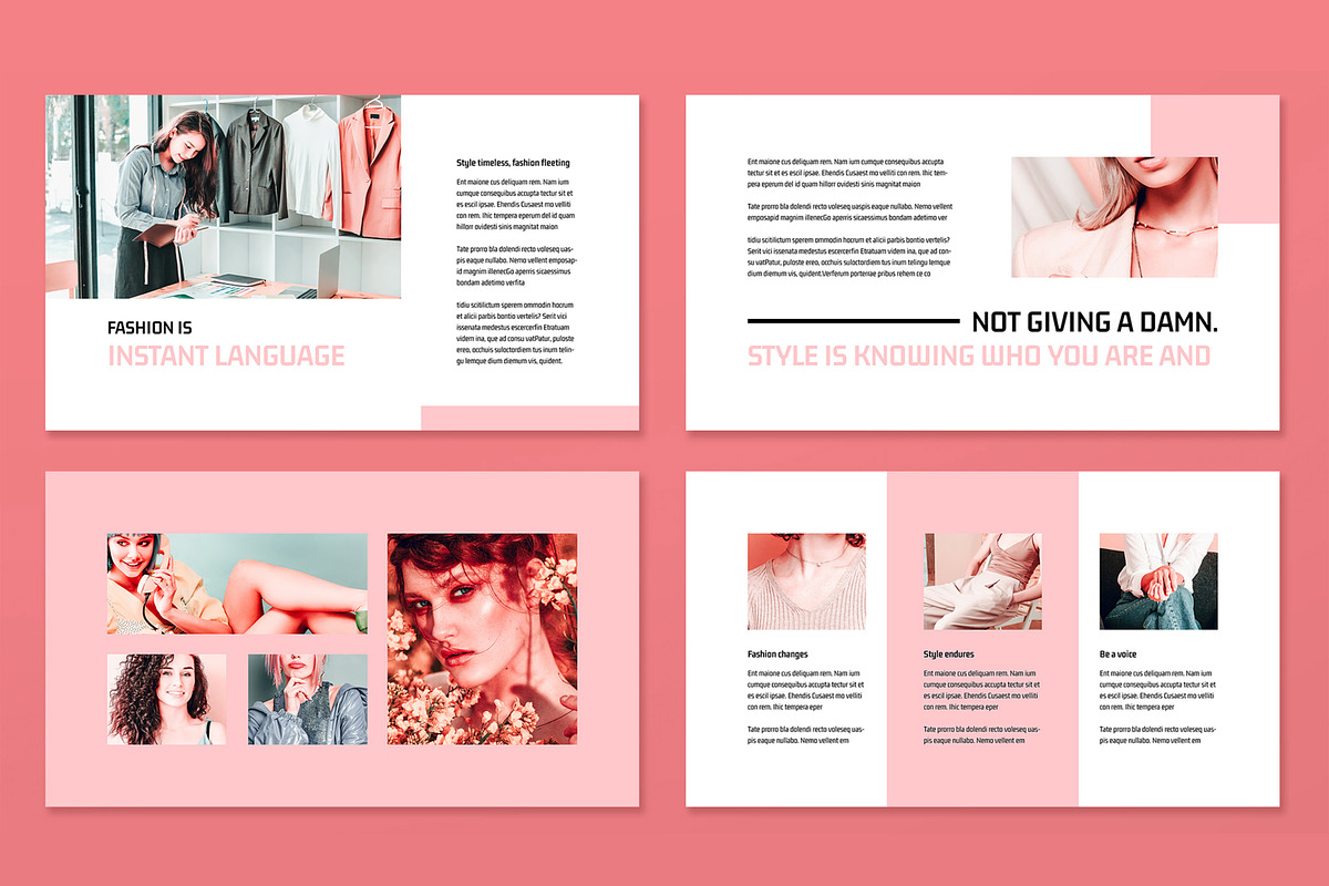Fashion Lookbook Presentation Layout, a Presentation Template by ContestDesign (Photo 4 of 5)