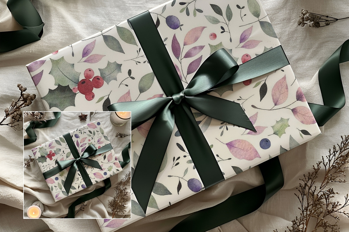 Christmas Gift Wrap Mockup WR003-03, a Books & Magazine Mockup by Callistemon Creative (Photo 6 of 7)