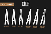Köhler | Ultra Condensed Family, a Sans Serif Font by Hustle Supply Co. (Thumbnail 4 of 4)