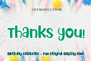 Birthday Celebrate, a Handwritten Font by Wow Magic (Thumbnail 3 of 3)