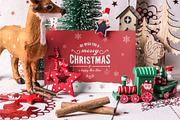 Christmas Mock-up, an Advertising Mockup by zippypixelstudio (Thumbnail 12 of 13)