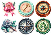 Seal Wax Letter Stamp Sublimation, an Illustration by Pixels.Craft (Thumbnail 3 of 7)