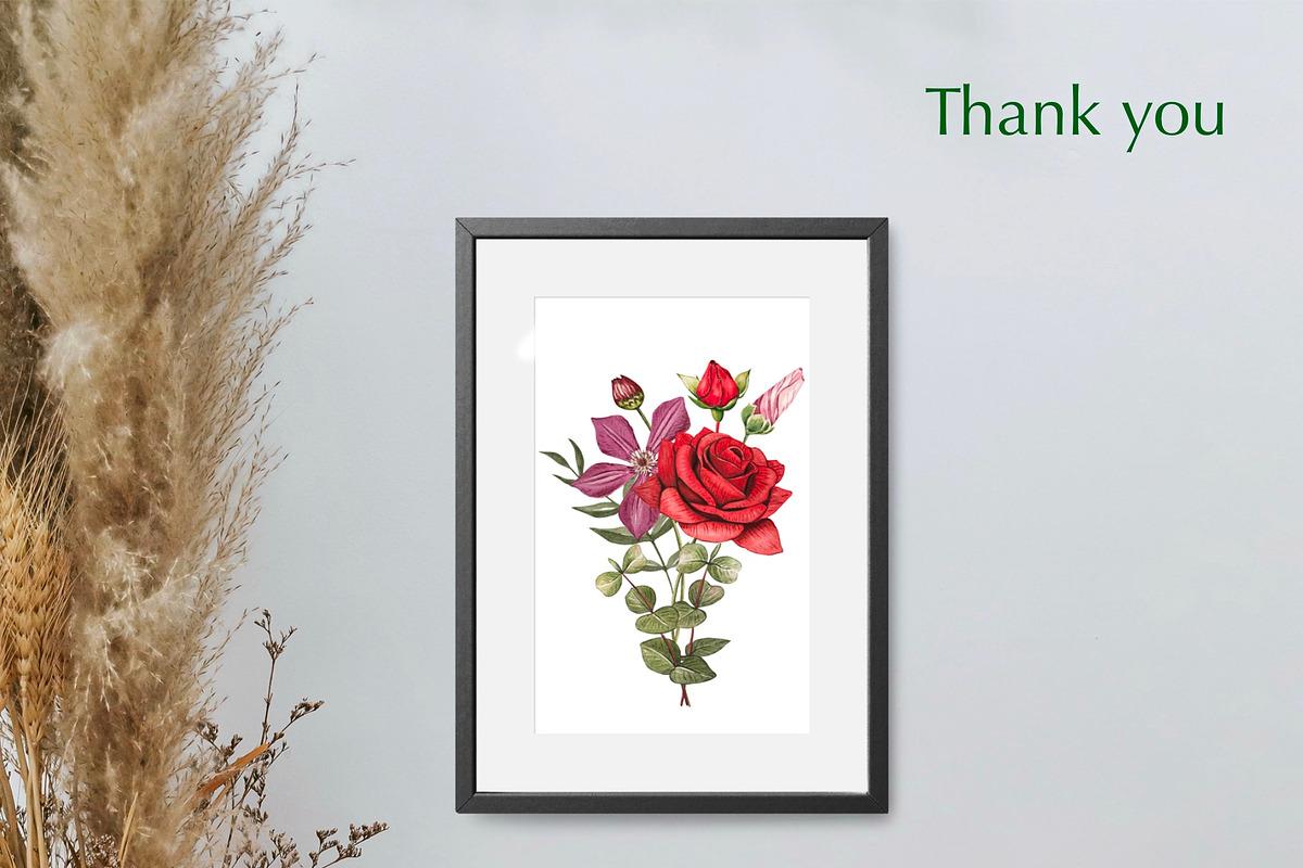 Watercolor Autumn Floral Bouquets, an Illustration by DiashaArt (Photo 5 of 5)