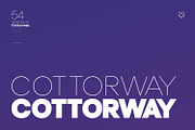 Cottorway Display Typeface, a Sans Serif Font by Foxtype (Thumbnail 2 of 10)