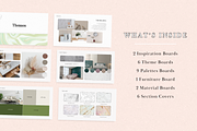 Modern Interior Design Mood Board, a Templates & Theme by PittaFinePrint (Thumbnail 2 of 7)