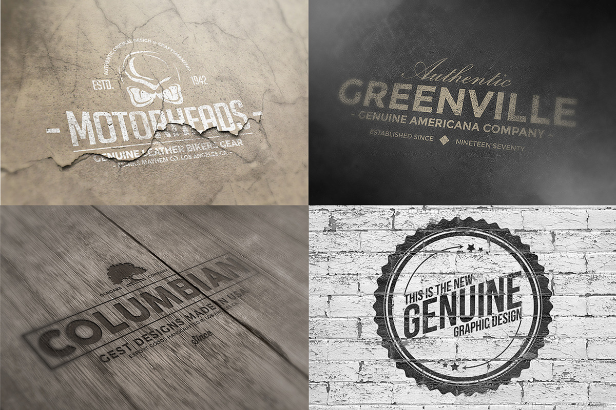 Vintage Logo Mock-ups, a Product Mockup by Graphicdome (Photo 3 of 5)