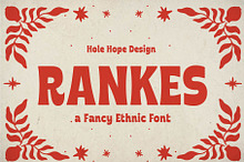 Rankes – Fancy Ethnic Font