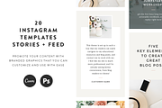 Bloom Instagram Templates, a Social Media Template by Coded Creative (Thumbnail 1 of 5)