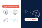 London & United Kingdom icons, an Outline Icon by Caroline Mackay (Thumbnail 5 of 8)