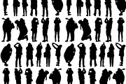 10 People Taking Photos Cutouts kit, an Object Graphic by DanFLCreativo (Thumbnail 2 of 6)