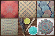 10 seamless patterns + Mandala, a Pattern Graphic by Tori Shen (Thumbnail 3 of 4)