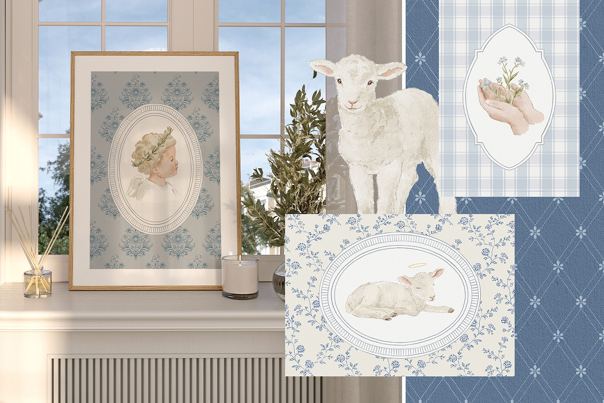 Le Jardin Céleste Christian Prints, a Background Graphic by Muse Artist (Photo 14 of 26)